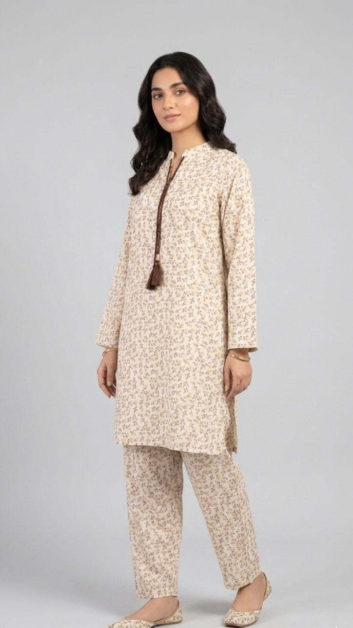 Ivory Bloom – Ditsy Floral Cotton Co-ord Set