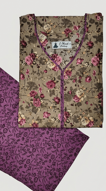 Mauve Flora