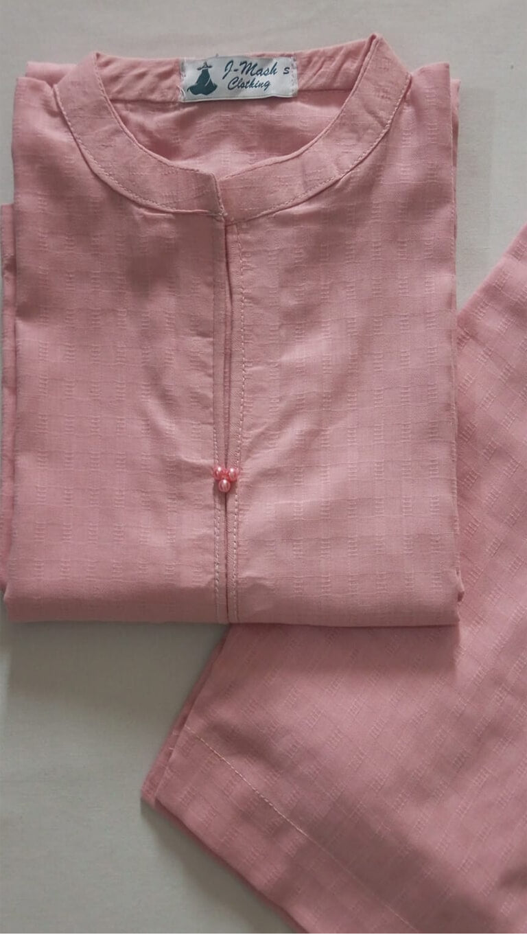Blush Crush – Pink Lawn Doria Co-ord Set (2PC)