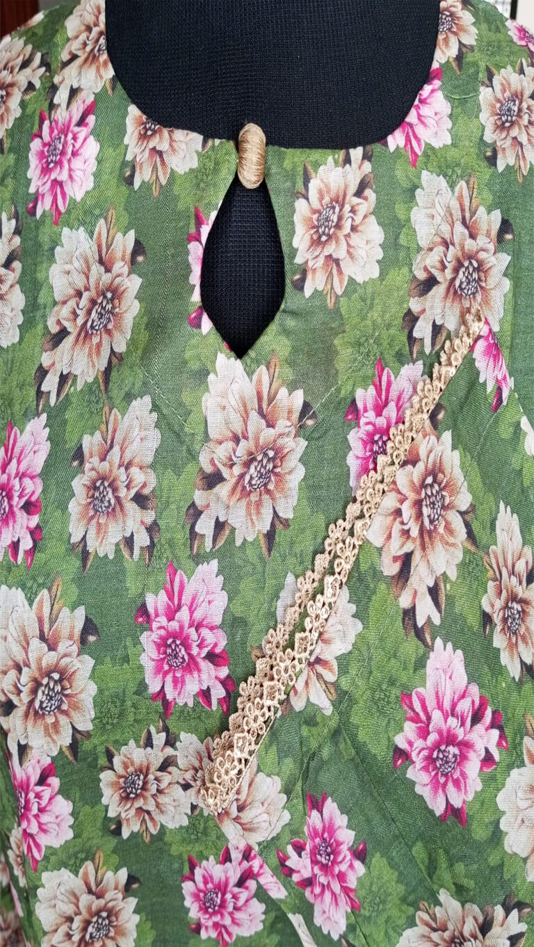 Flora Sage – Floral Elegance 3 Piece Lawn Suit