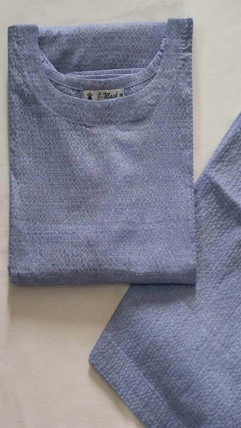 Chambray Mist – Blue Lawn Co-ord Set (2PC)