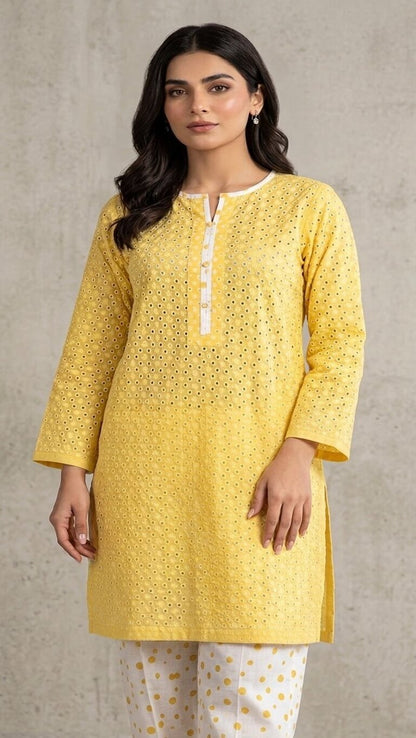 Citron Pop 2Pc – Chicken Kari Inspired Lawn Co-ord Set